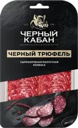 Колбаса сырокопченая КЛИНСКИЙ Черный трюфель, нарезка