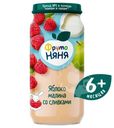 Пюре ФрутоНяня яблоко-малина со сливками с 6 месяцев 250г