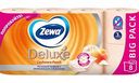 Туалетная бумага Zewa Deluxe Персик 3 слоя, 8 рулонов