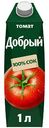Сок Добрый Томат с солью с мякотью, 1л