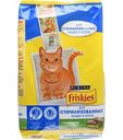 Корм для стерилизованных кошек и котов Friskies с кроликом и полезными овощами, 1,5 кг