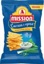 Чипсы кукурузные Mission Сметана с луком, 90 г