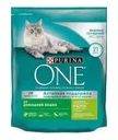 Корм для кошек, Purina One, с индейкой и цельными злаками, 424 г