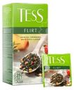 Чай зелёный "Flirt", TESS, с клубникой и ароматом белого персика, 25 пакетиков, 37,5 г