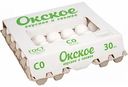 Яйца куриные Окское C0, белые, 30 шт.