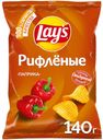 Чипсы картофельные Lay's Рифленые Паприка 140г