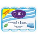 Мыло туалетное DURU®, Крем+морские минералы, 4х90г 