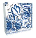 Салфетки Veiro с рисунком 3-слойные, 20 штук в упаковке
