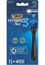 Бритвенный станок Bic Hybrid 3 Flexс 4 сменными кассетами