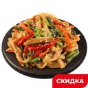 Удон с курицей и овощами