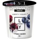 Йогурт LIBERTY Yogurt с черникой и ежевикой 2,9%, 130г