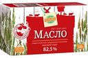 Масло сладко-сливочное Глобус традиционное несолёное 82,5% 380 г