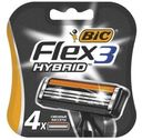 Сменные кассеты BIC Flex3 Hybrid, 4 шт