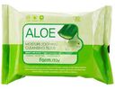 Салфетки Farmstay очищающие увлажняющие с экстрактом алоэ, 30шт