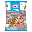 Ассорти из морепродуктов VICI Мороженое, с изделиями из сурими, 450г