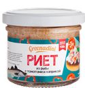 Риет GREENADINI минтай/скумбрия с томатом и паприкикой, 100г