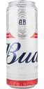 Пиво Bud светлое пастеризованное 5 % алк., Россия, 0,45 л