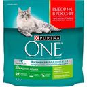 Корм для домашних кошек Purina One с индейкой, 1,5 кг