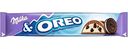 Шоколад молочный Milka со вкусом Ванили и кусочками печенья Oreo, 37 г