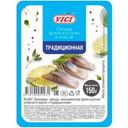 Сельдь Vici традиционная филе-кусочки в масле 150г