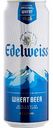Пивной напиток Edelweiss осветлённый нефильтрованный 4,9 % алк., Россия, 0,43 л