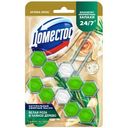 Блок Доместос Power 5+ для очищения унитаза Свежесть Зеленого Чая, 2х50г