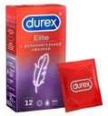 Презервативы Durex Elite с дополнительной смазкой гладкие сверхтонкие 12 шт