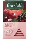 Чай Greenfield Cherry Amour мята-вишня, 20х1.8г
