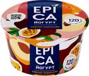 Йогурт EPICA с персиком и маракуйей 4,8%, без змж, 130г