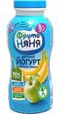 Йогурт питьевой ФрутоНяня Яблоко-банан с 8 месяцев 2,5%, 0,2 л