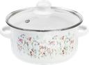 Кастрюля HOMECLUB Enamel, деколь, в ассортименте, 1.9л