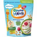 Каша мультизлаковая молочная ФрутоНяня с яблоками, кукурузными хлопьями и кусочками малины с 12 месяцев, 200 г