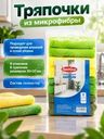 Тряпочки из микрофибры, BonHome, 8 шт., в ассортименте