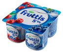 Продукт йогуртный Fruttis пастеризованный Сливочное лакомство Вишня-Черника 5% , 115 г