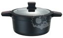 Кастрюля с антипригарным покрытием с крышкой Маркет Home, 2.5л