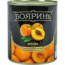 Персики половинки Бояринъ в легком сиропе, 850мл