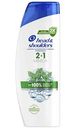 Шампунь и бальзам-ополаскиватель против перхоти 2в1 Head & Shoulders ментол, 600мл