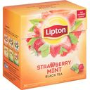 Чай чёрный Lipton Strawberry Mint, 20×1,6 г