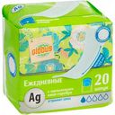 Прокладки ежедневные Глобус удлиненные, 20шт.