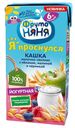Кашка ФРУТОНЯНЯ жидкая йогуртная овсяная яблоко-ягоды, 200мл