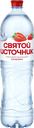 Вода СВЯТОЙ ИСТОЧНИК со вкусом клубники, негазированная, 1.5л
