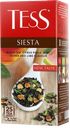 Чай ТЕСС Сиеста черный цедра-мята с ароматом гуавы и лайма, 25пакетиков 