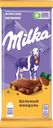 Шоколад молочный MILKA с цельным миндалем, 85г