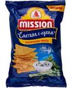 Чипсы кукурузные Mission Сметана-лук, 90г