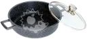 Жаровня HOMECLUB Marble 28см, литой алюминий, стеклянная крышка, 4.3л Арт. HC-28ST