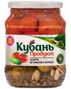 Ассорти Кубань Продукт из томатов и огурцов маринованное 680г
