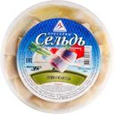 Сельдь Мурманфиш тихоокеанская филе-кусочки в белом вине 400г