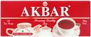 Чай "Акбар" красно-белая серия,  с/я, 25 пак