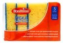 Губка хозяйственная поролоновая, BonHome, 5 шт.