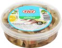 Сельдь VICI Любо есть Царская филе-кусочки в масле с укропом, 400г
